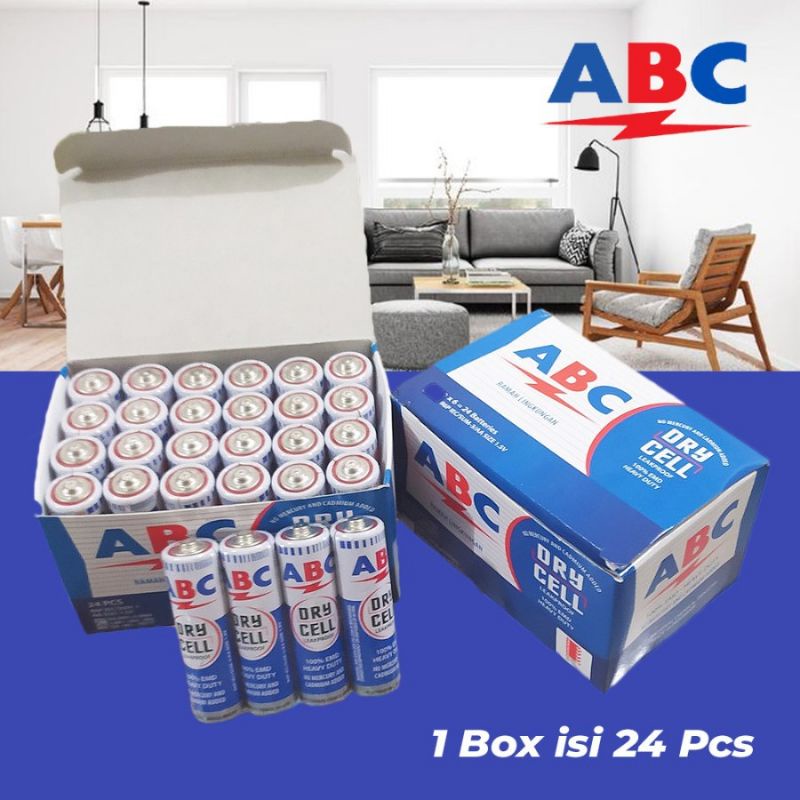 Baterai abc Biru AA isi 24 pcs