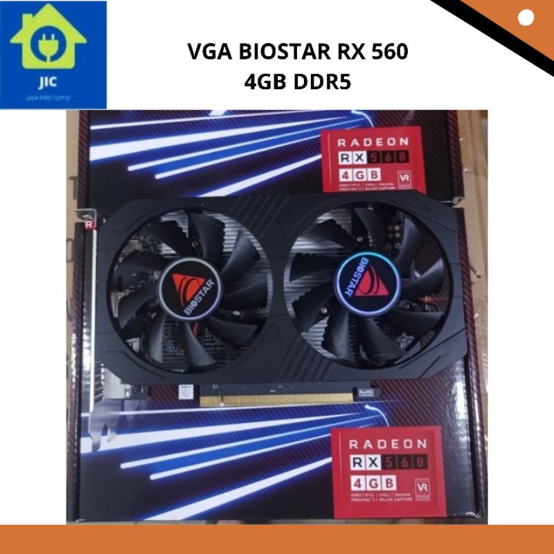 VGA BIOSTAR RX 560 4GB DDR5