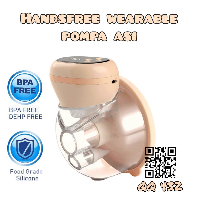 [New Item] Handsfree breastpump wearable pompa asi elektrik wireless rechargeable