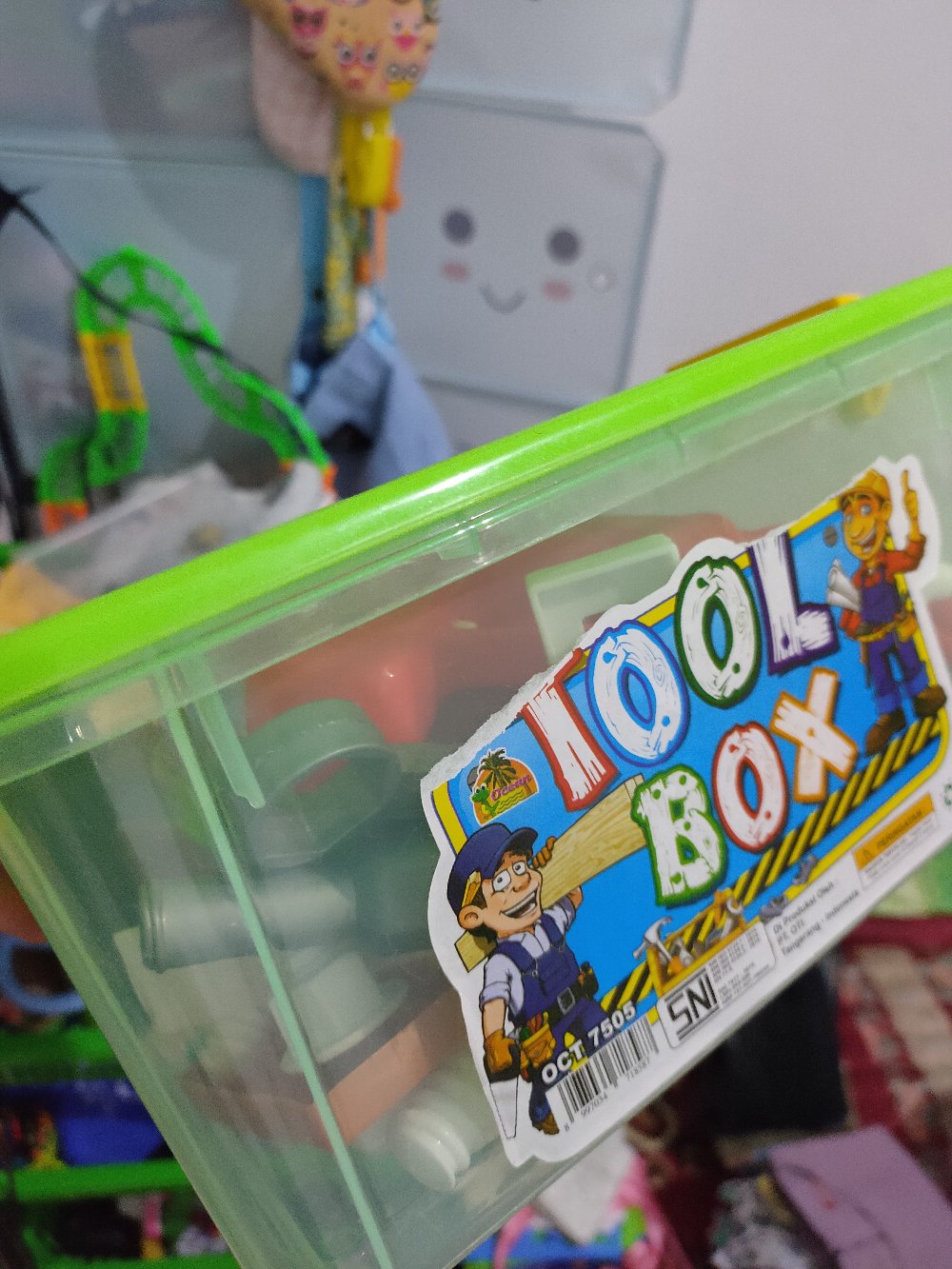 Toolbox Perkakas Mainan Pertukangan Box Ocean