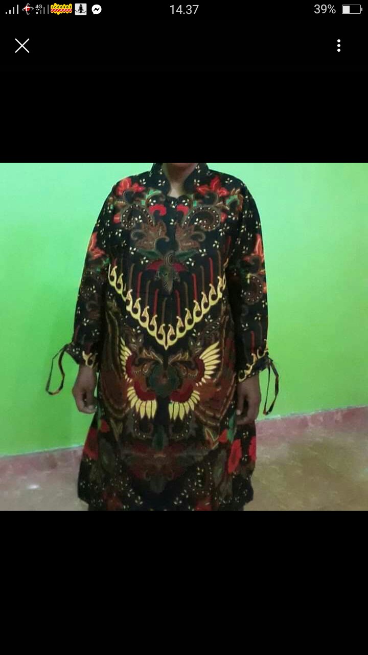 Batik Couple Keluarga Sania Rufle Ndoro Jowi Kupu Kuning