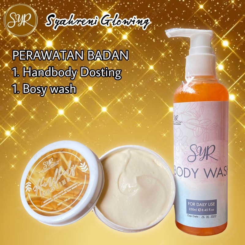 BISA (COD) SYR PERAWATAN UNTUK TUBUH BODY WASH &amp; HANDBODY LOTION ORIGINAL