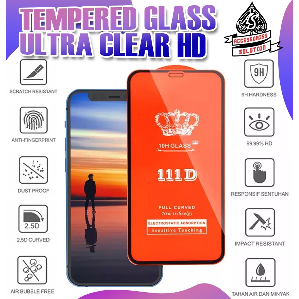 5D 111D 9D TEMPERED GLASS FULL TECNO SPARK 5 7 PRO 6 GO POVA 2 3 4