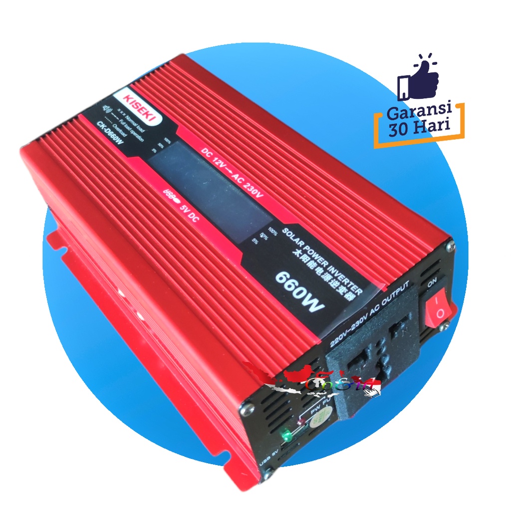 PERUBAH ARUS AKI 660w -DC KE LISTRIK-AC - POWER INVERTER 660w