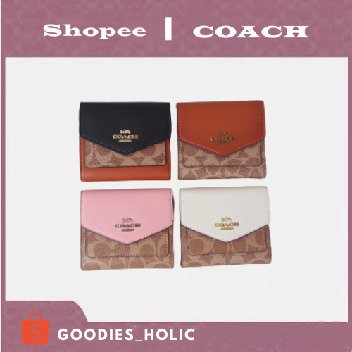 [READY STOCK]COACH Ladies Wallet F31548 Ladies Wallet Imported Wallet Card Wallet Tri-fold Wallet