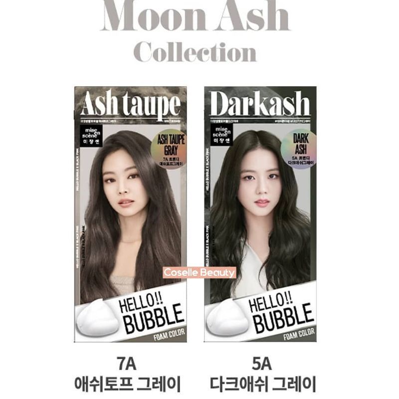 Mise en Scene Hello Bubble Hair Color Moon Ash New Trendy Color