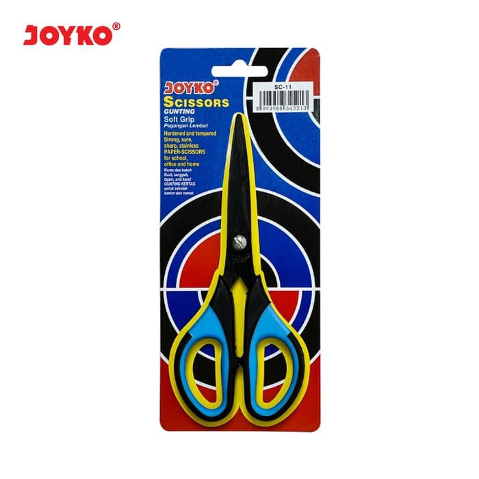 

JOYKO SCISSOR SOFT GRIP SC-11 / GUNTING JOYKO PEGANGAN LEMBUT SC-11