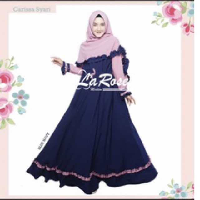 preloved gamis by larose moslem carissa putri size xs