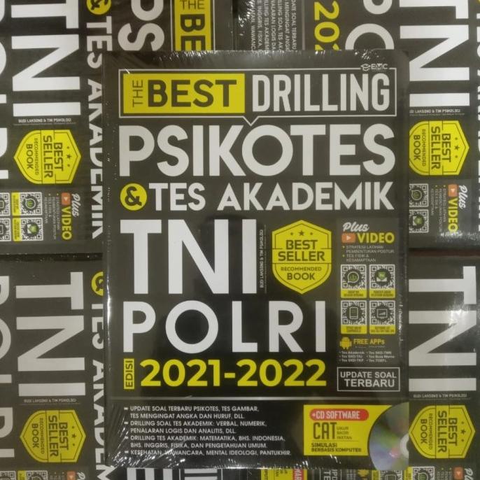 

BUKU THE BEST DRILLING PSIKOTES DAN TES AKADEMIK TNI POLRI 2020 - 2021