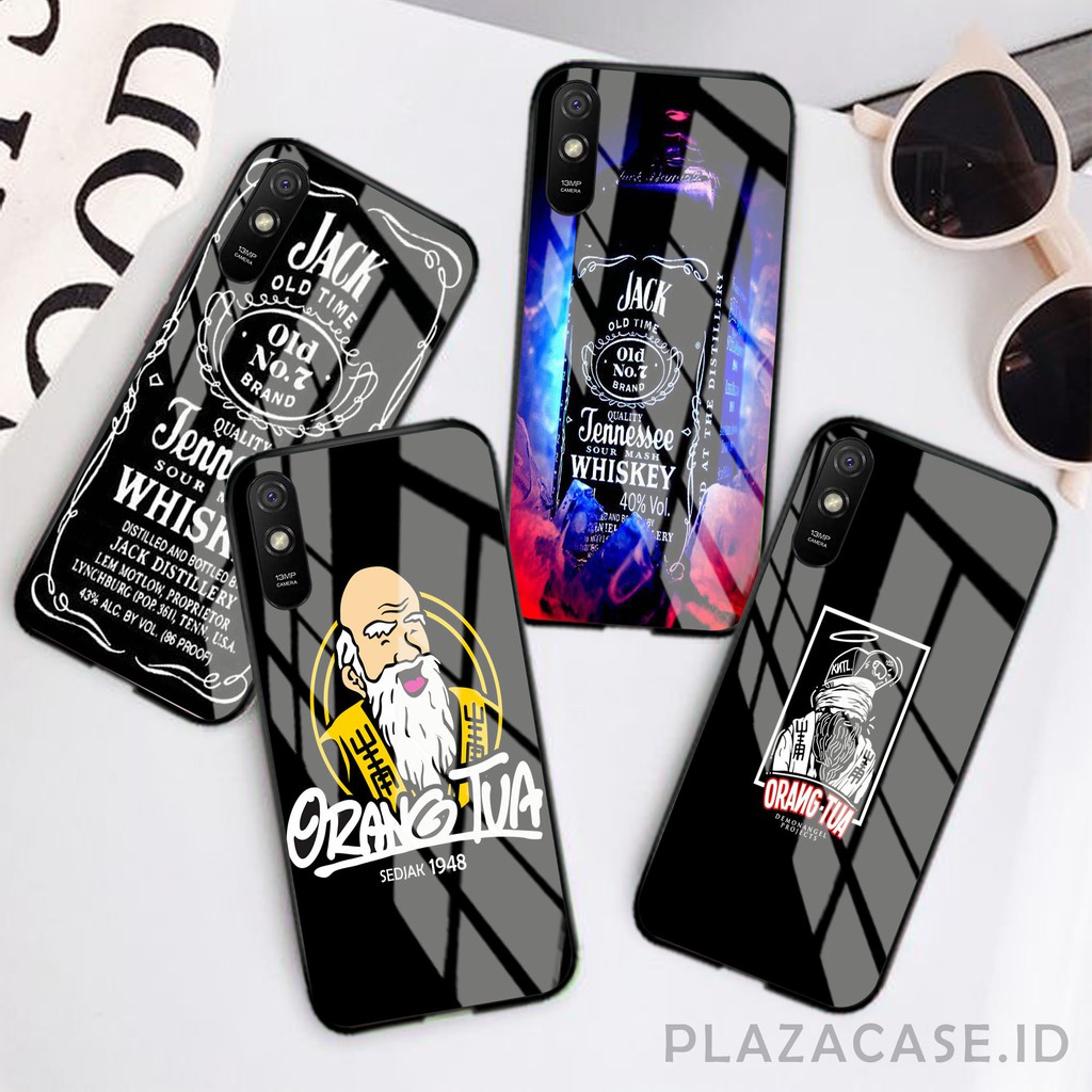 [K18] SoftCase Glass  for REDMI 9A REALME NARZO 20 A53 RENO 4F V20 SE C17 RENO 4 REALME 7i Y30 Y50