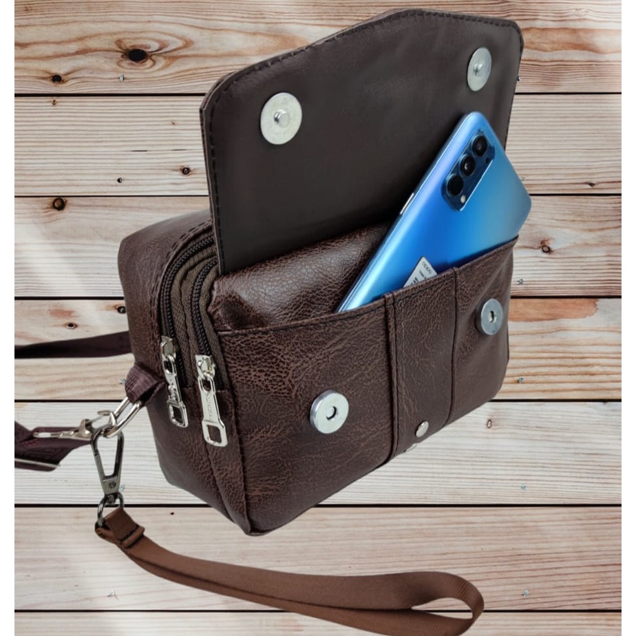 Clutch Bag Hand Bag Tas Tangan Tas Selempang Pria dan Wanita Anti Air POLO AMSTAR