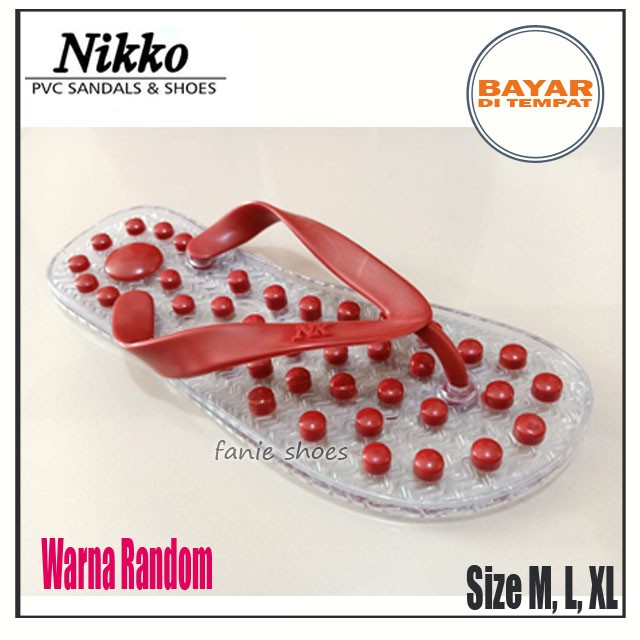 Nikko Kesehatan M-XL / Sandal Jepit Kesehatan Tematik / Sandal Kesehatan / Sandal Wudhu