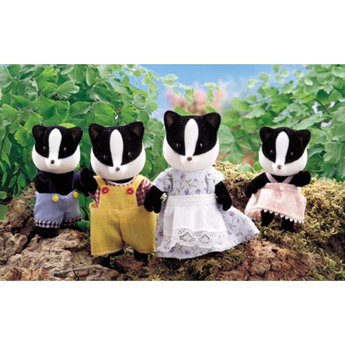 SYLVANIAN FAMILIES ORIGINAL - BADGER FAMILY (RARE)