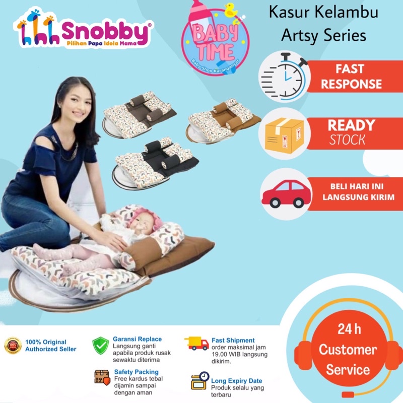 Kasur Dakron Snobby Artsy Series Print + kelambu TPK5892