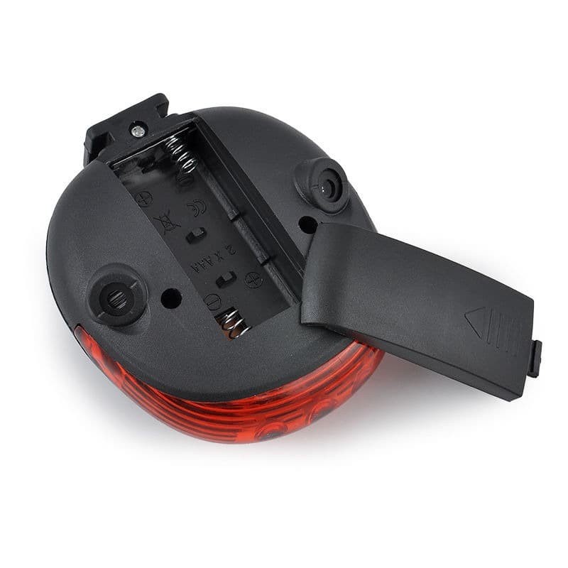 TaffLED Bicycle Laser Strobe Taillight 5 LED / Lampu LED Sepeda SL-116 - Black/Red