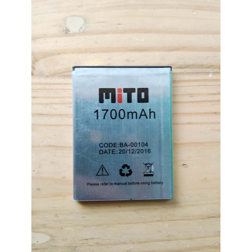Baterai Handphone Mito A360 Fantasy One BA-00104 Double Power Mito Batre HP Mito A360 Battery Mito