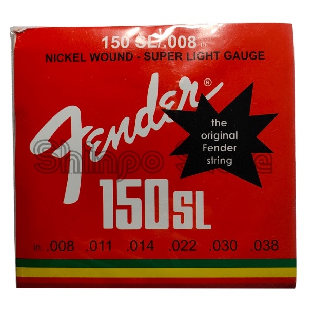 Senar Gitar Elektrik Fender 0,8 0,9 Set