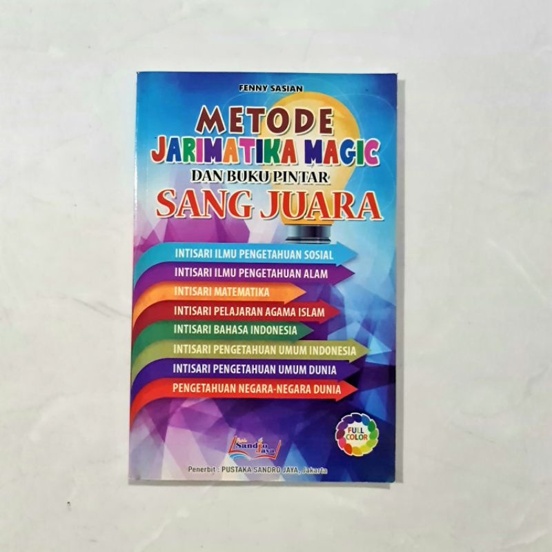 Buku Metode Jarimatika Magic - Buku Pintar Sang Juara Full Colour