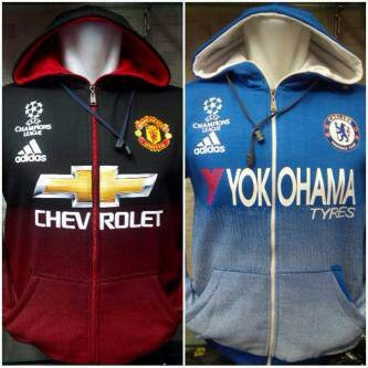 IMPORT Hoodie Zipper Manchester United & Chelsea UCL LIMITED