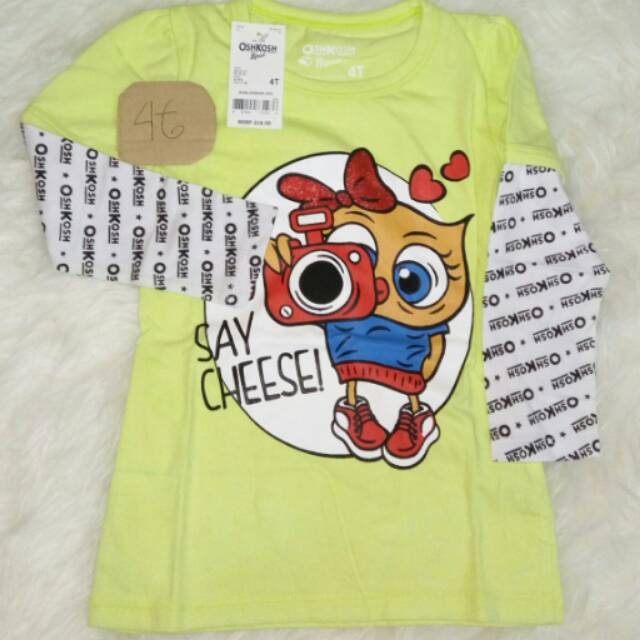 Kaos anak oshkosh lengan panjang
