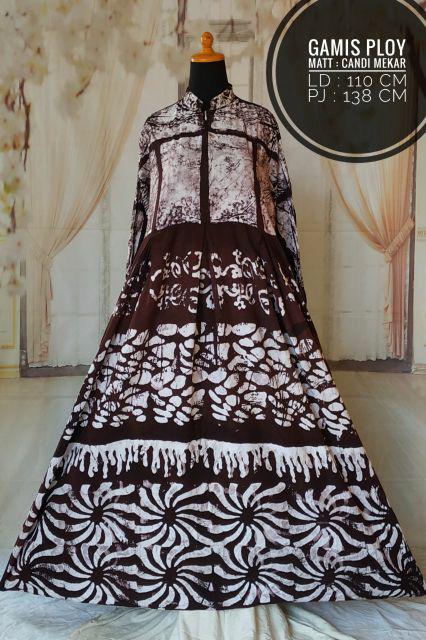 Gamis Batik Manggar, Padi,sekar,cantik,kubis,kipas,daun,kupu,nadine,gendis