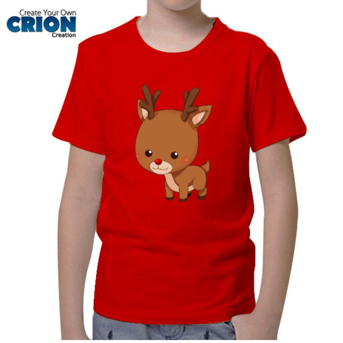 Kaos Natal Anak - Rusa Natal - By Crion