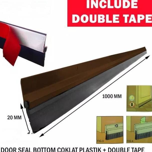 DOOR SEAL KARET PENUTUP BAWAH CELAH PINTU TERLARISS...,,,,,