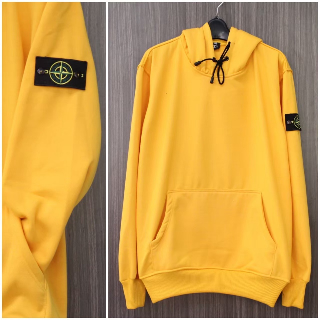 sweater hoodie pria jaket unisex jaket keren stone island