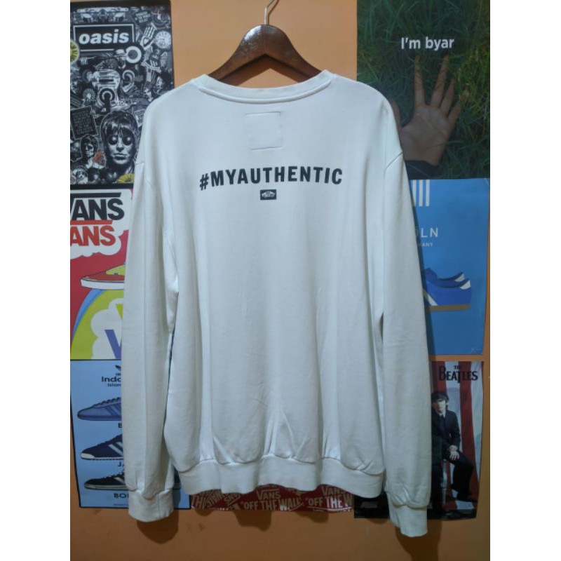 CREWNECK VANS MYAUTHENTIC EDITION WHITE - SECOND