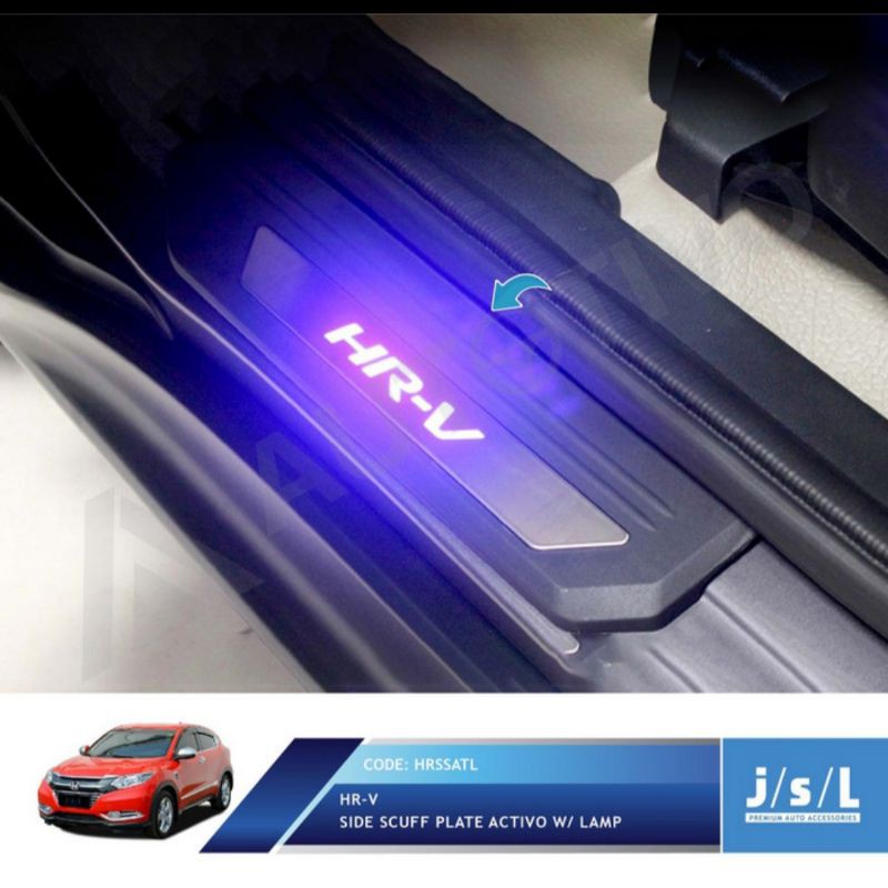 sillplate samping Honda HRV activo lampu jsl