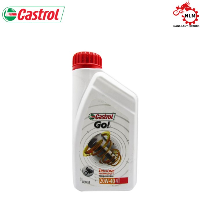 Oli Castrol Go 0.8L motor bebek Supra Jupiter Karisma Shogun Honda Yamaha Suzuki