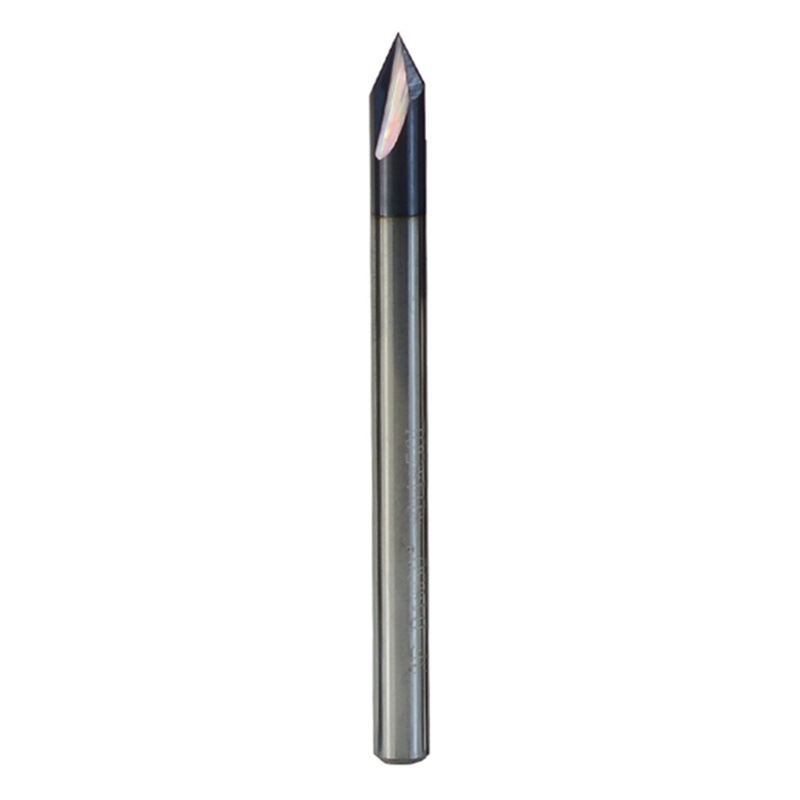 Bit Router Chamfer End Mill 60 Derajat 3 Flutes Bahan Tungsten Steel Untuk Mesin Chamfer