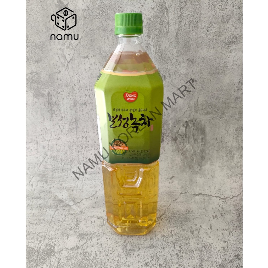 

Dongwon Green Tea Drink 1.5 Liter - Minuman Teh Hijau (Botol) / Korean Green Tea / Teh Korea