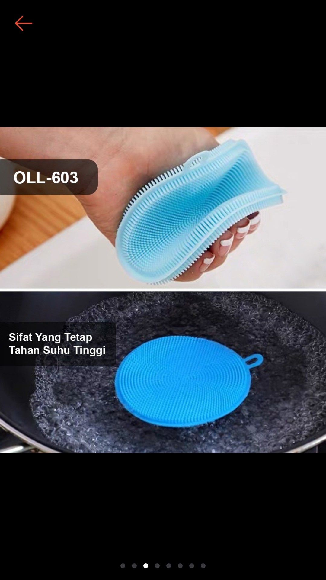 Spons Cuci Piring Silikon Multicolor