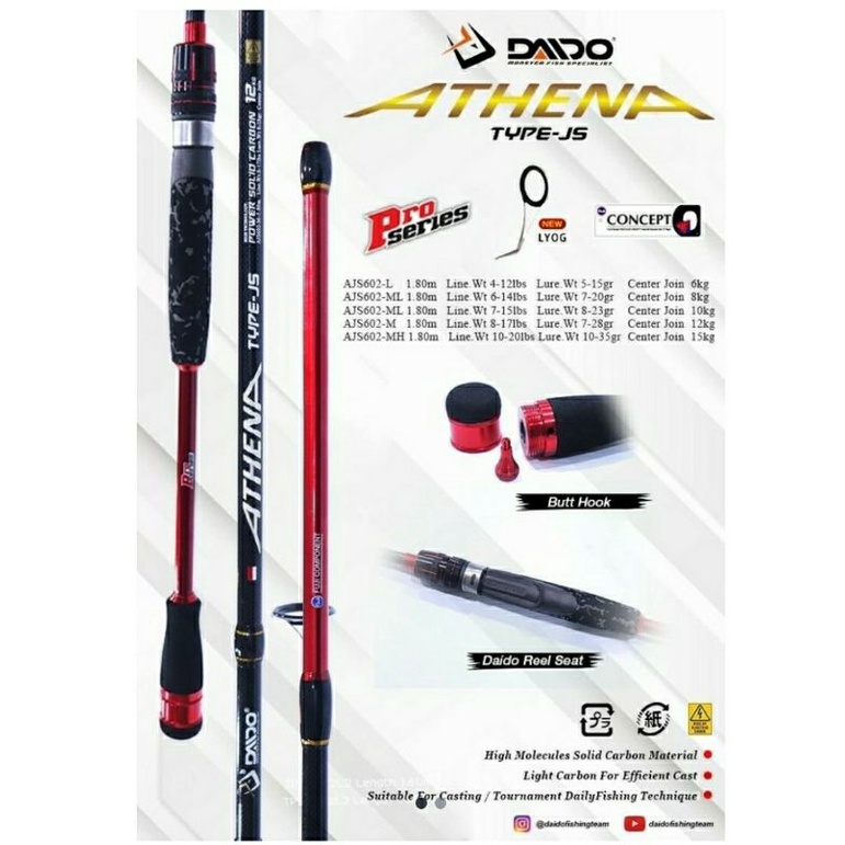 Joran DAIDO ATHENA JS PRO SERIES 1.80M | Japan Style