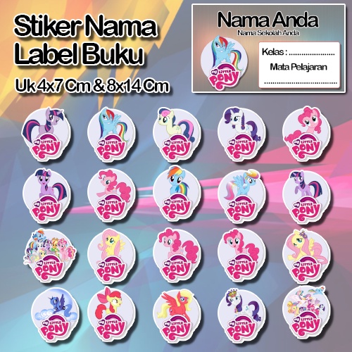 

Stiker twilight pinkie putri ratity apple jack luna cadance bloom sweetie rainbow dash Karakter Lucu Custom Lebel Nama cromo murah 20 Varian berbeda Sticker Pelajaran Mapel buku anak sekolah No 7