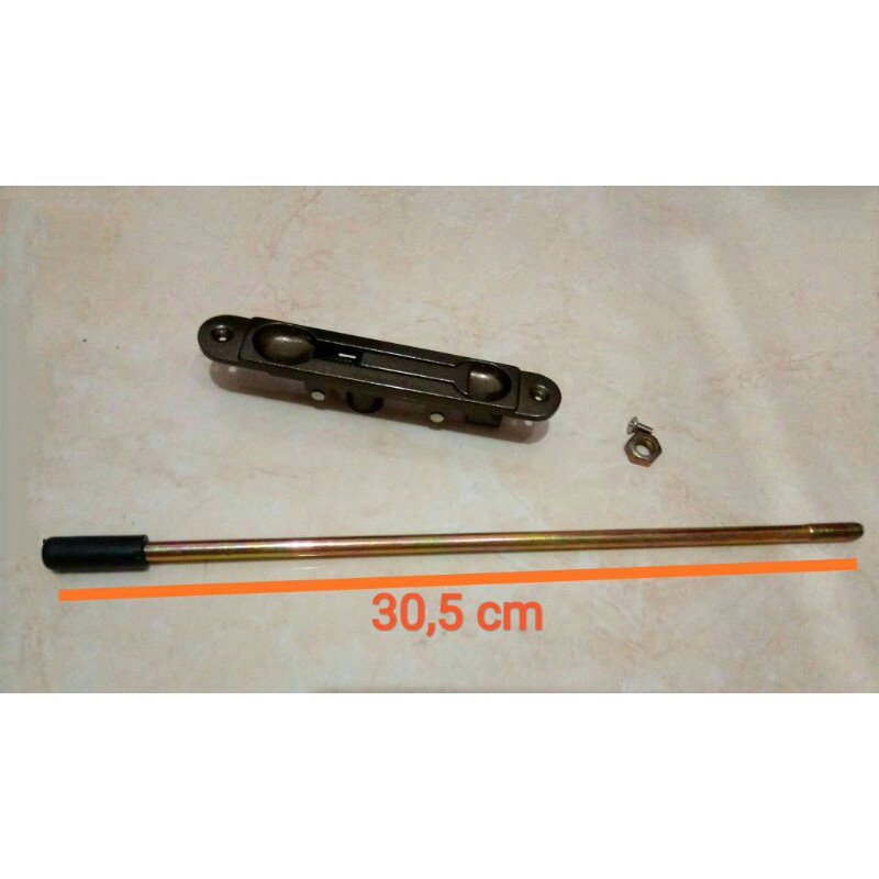 Grendel Tanam Untuk Pintu Aluminium / Flush Bolt / Slot