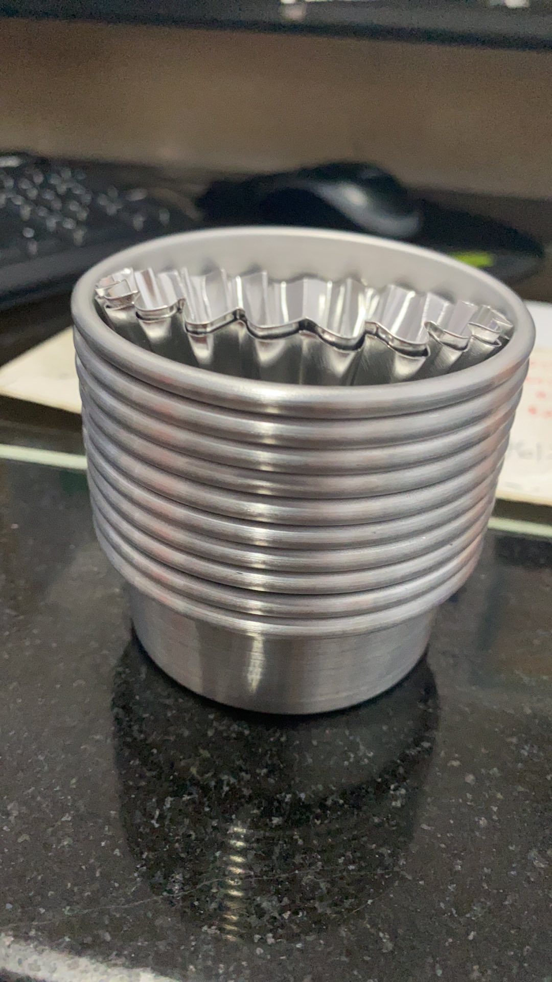 Loyang Bulat Mini Press Tanpa Sambungan/cetakan Bulat Kecil 7cm