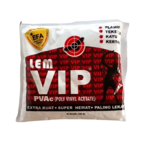 LEM PUTIH PVAc VIP 725 GRM