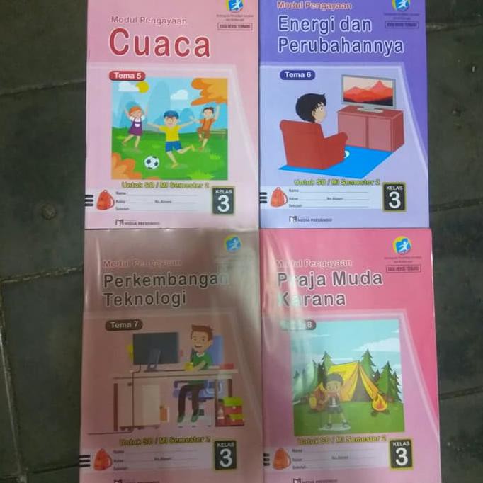 Buku Sekolah - Lks Tematik Matra Sd Kelas 3 Tema 5 6 7 8 Semester 2 Kurtilas
