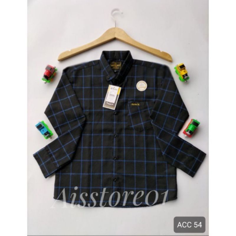 KEMEJA FLANEL IMPORT ANAK USIA 1-12 TAHUN