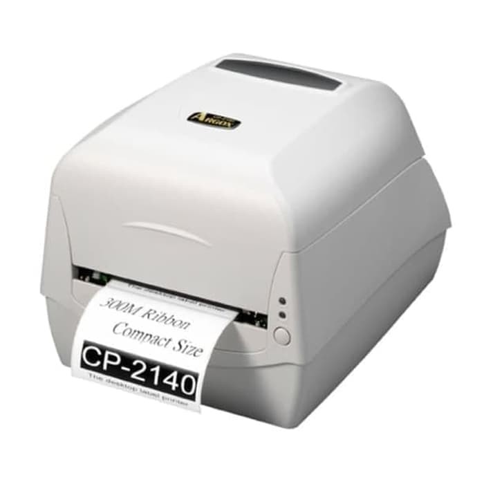 Printer Barcode Transfer Thermal Argox CP2140 USB Cetak Label Barcode 33x15 100x150 Harga Barang CP 2140 Ribbon Wax 110x300