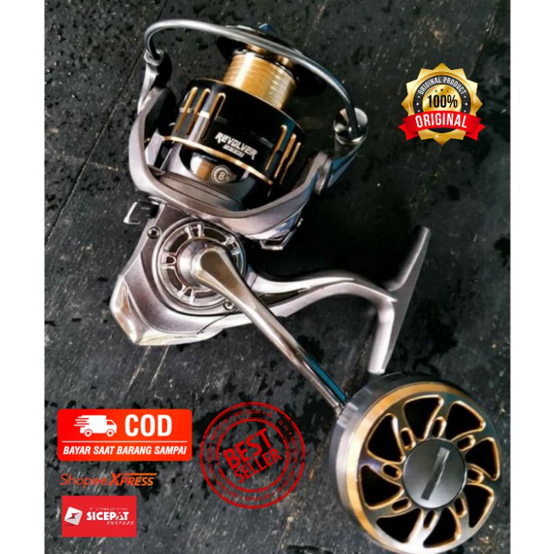 Reel TRIDENTECH REVOLVER Sw 2021 ukuran 1000-6000