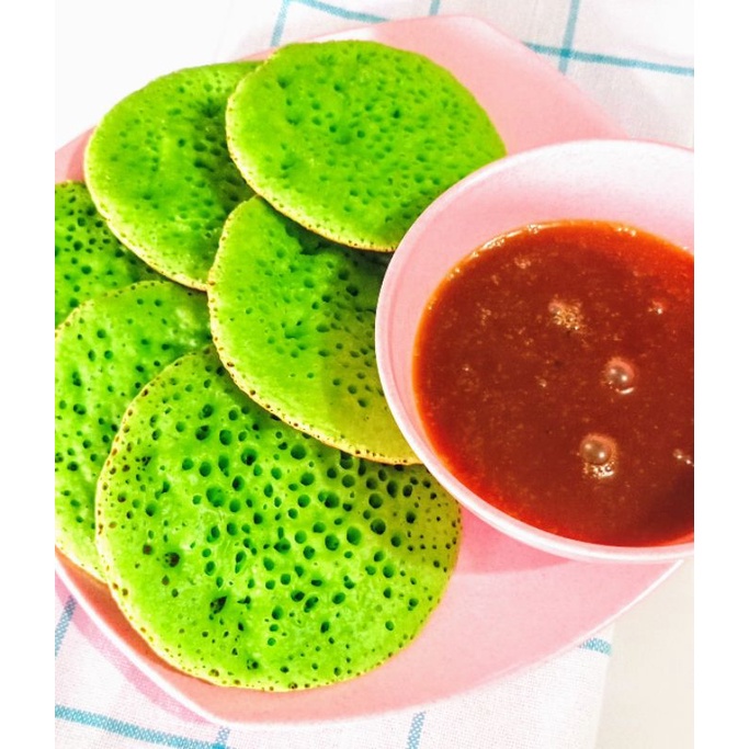 Serabi Pandan Kuah Kinca