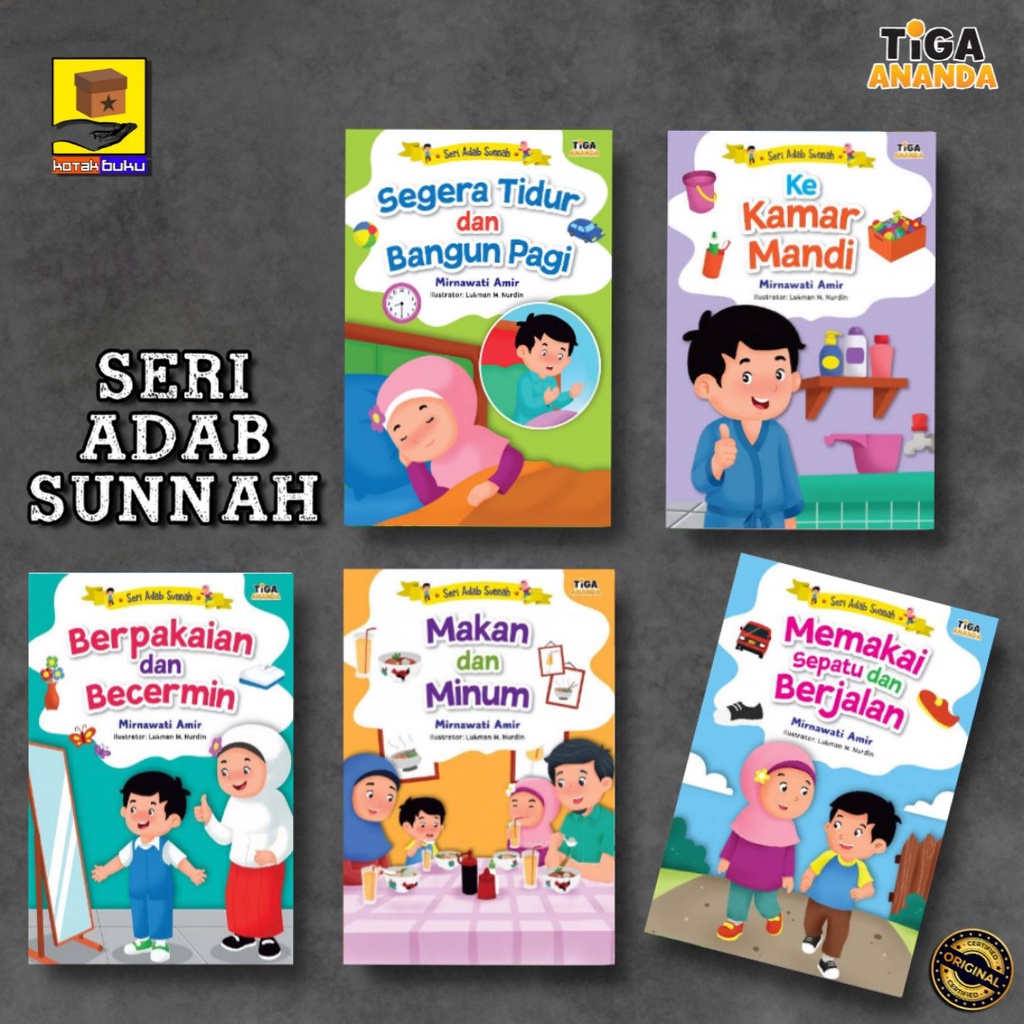 Buku Anak Islam / Seri Adab Sunnah / Cerita Anak islam / Buku Anak TK PAUD