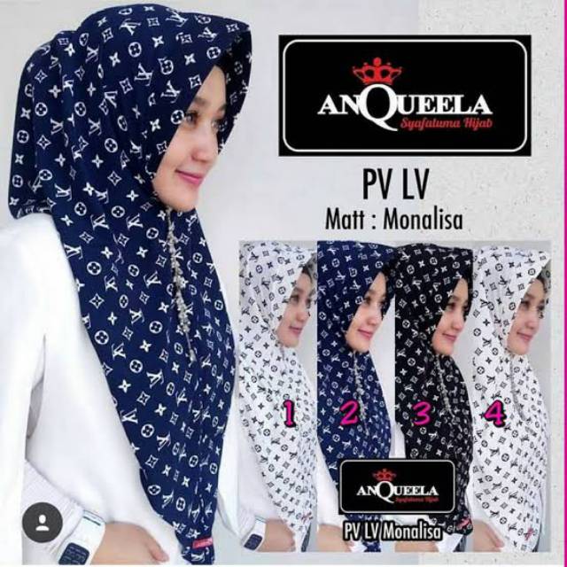 Hijab instan anqueela jilbab hoodie bergo murah kerudung