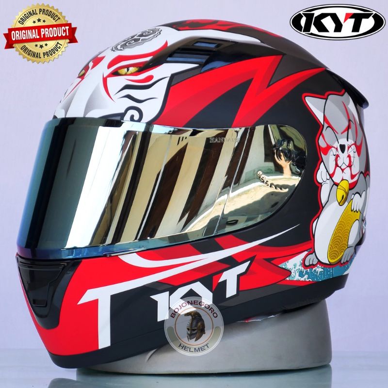 COD | Flat Visor kaca datar Iridium Silver. Iridium gold. Iridium blue KYT RC7 R10 K2R MDS Viktory