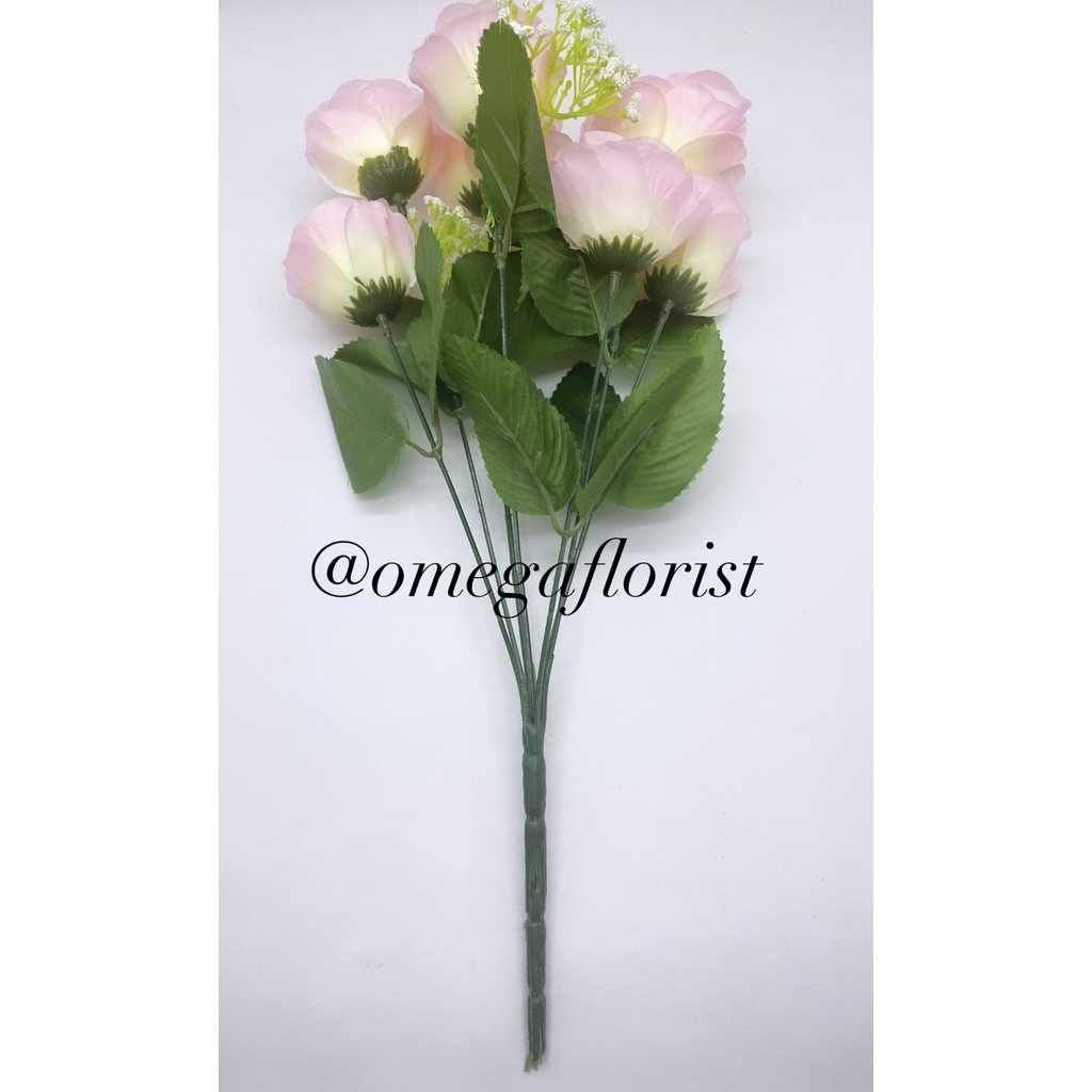 Rose Holland X 7 Bunga Artificial/Bunga Plastik/Bunga Dekorasi/Dekorasi Pernikahan/Pernikahan-1