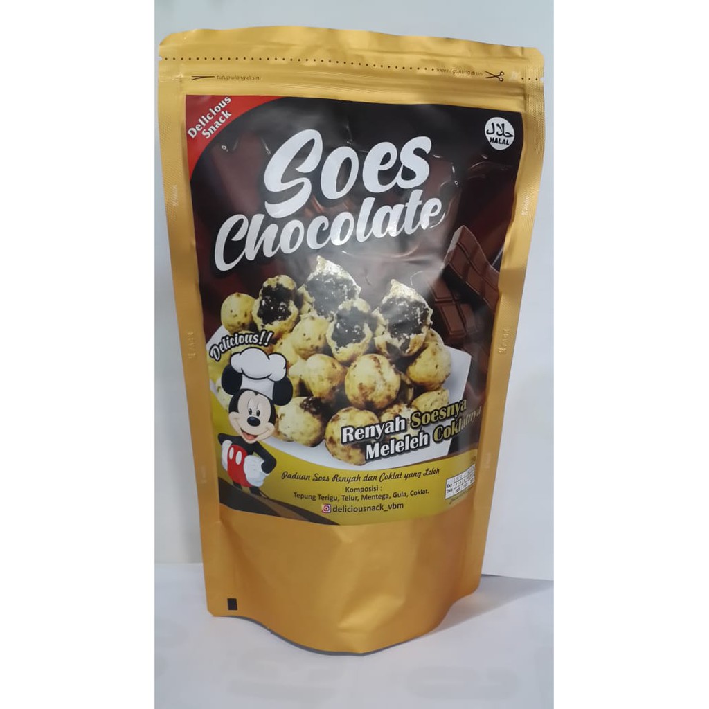 

Camilan Soes Coklat 250 gr