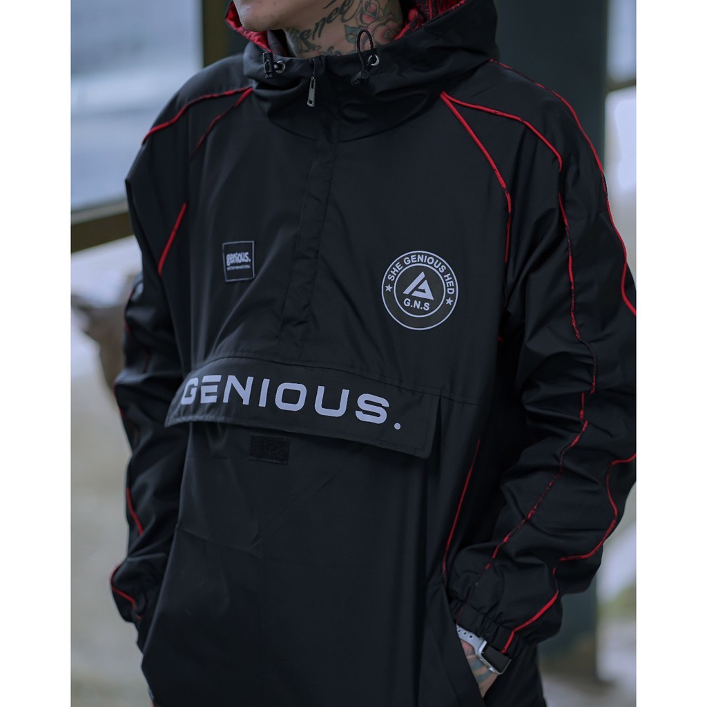 Jaket Jepang Cagoule Hoodie Original GENIUS Terbaru Terlaris